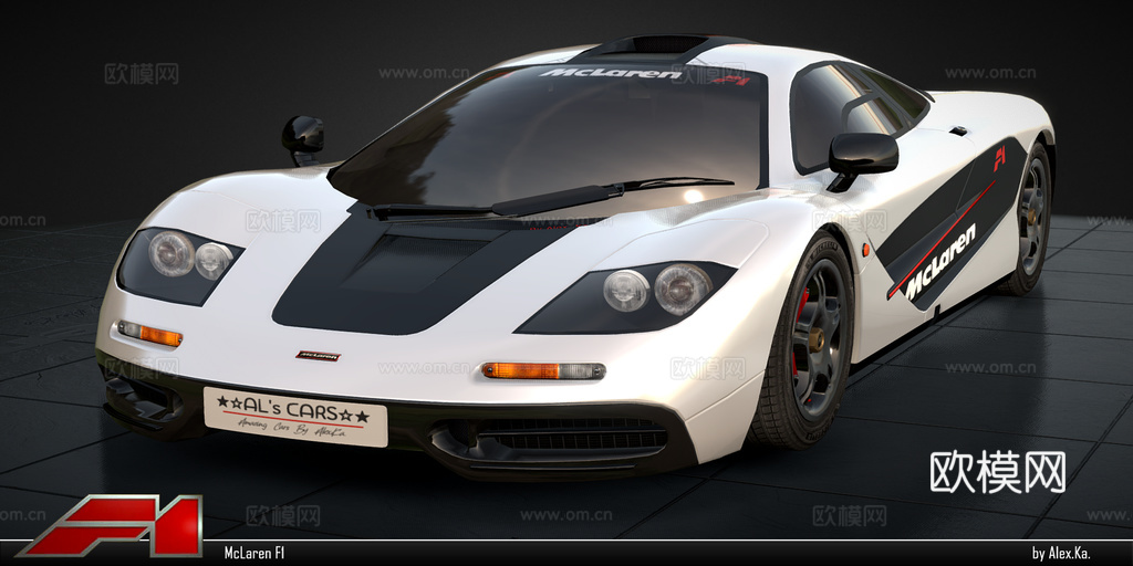 迈凯伦F1 1993由Alex.Ka制作su模型