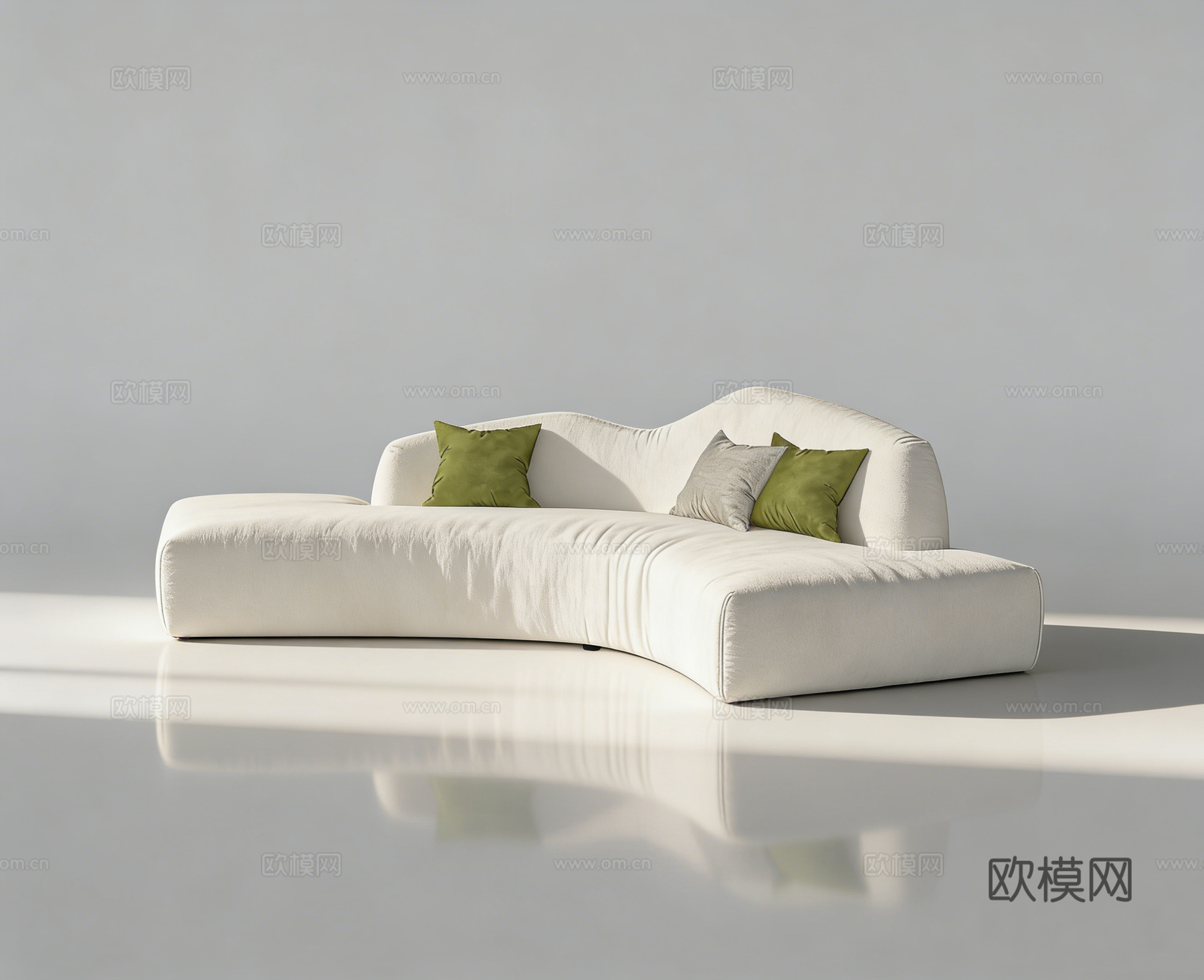 现代沙发su模型