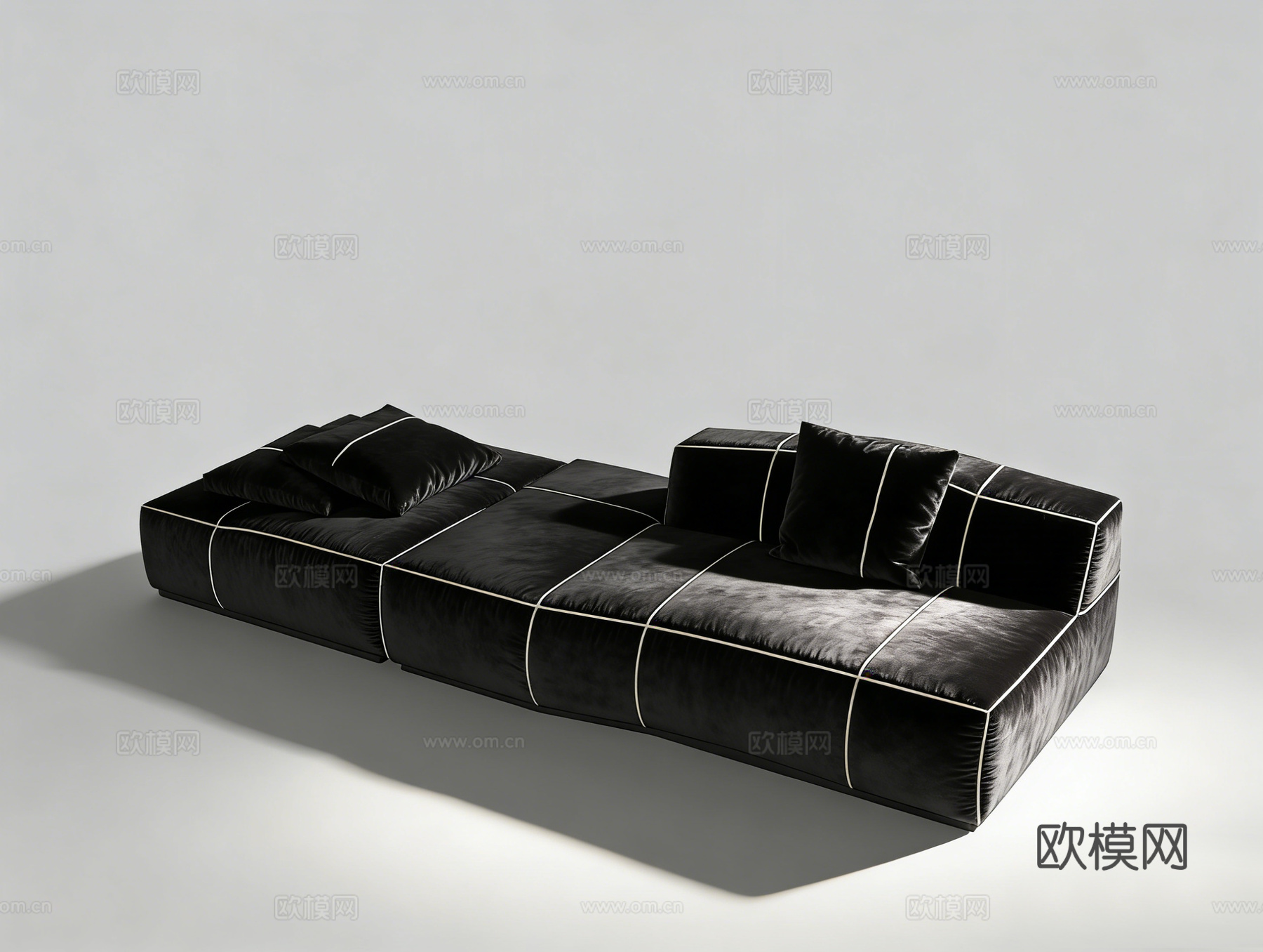 现代沙发su模型