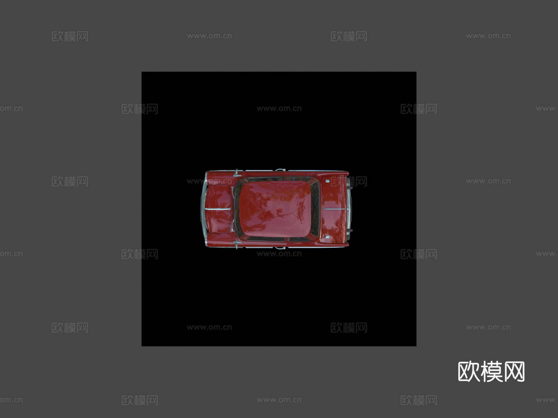 蝉复古卡通车su模型