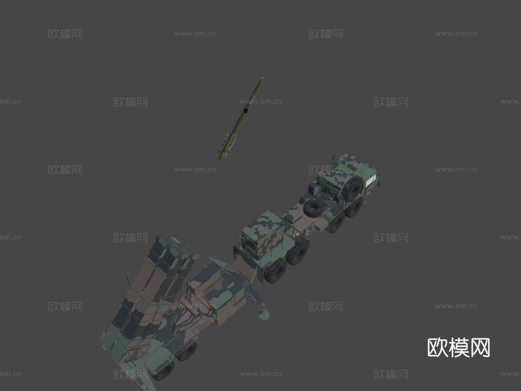 MIM104爱国者发射器su模型