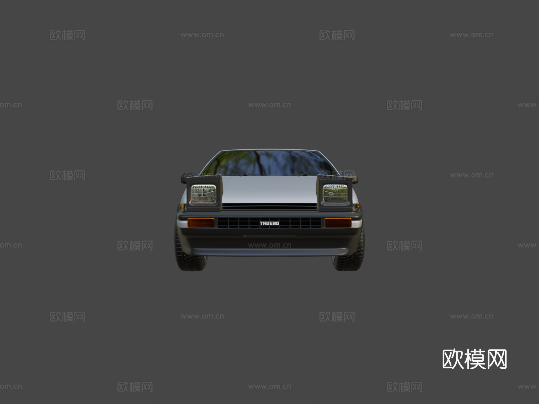 丰田AE86斯普林特特鲁诺前期型su模型