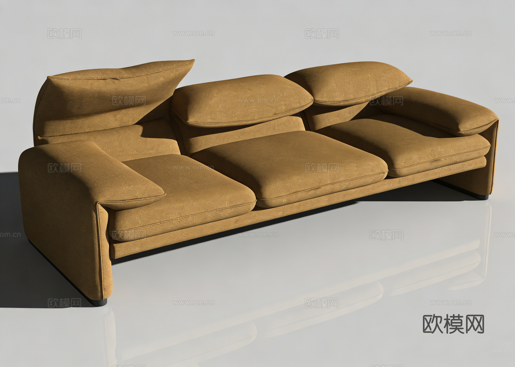 现代沙发su模型