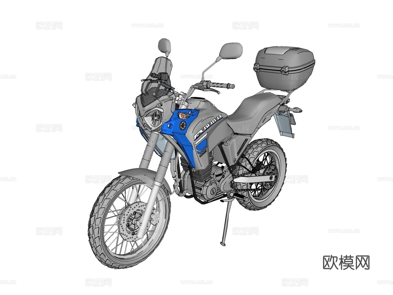 摩托车su模型