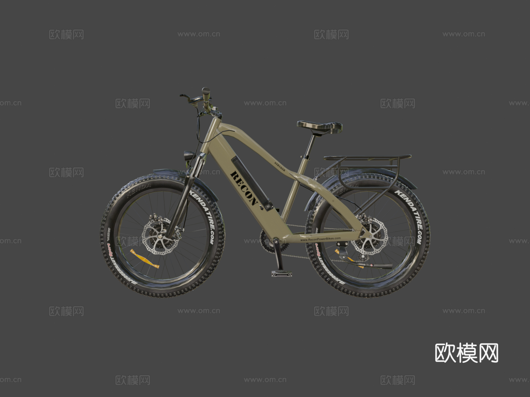 侦察斯特赖克全轮驱动电动自行车su模型