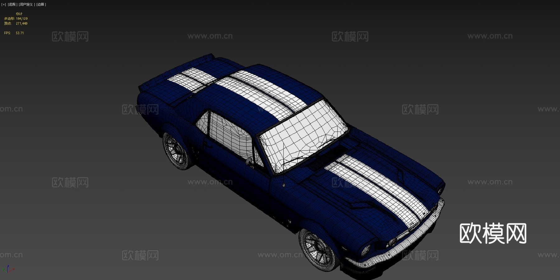 福特野马1965su模型