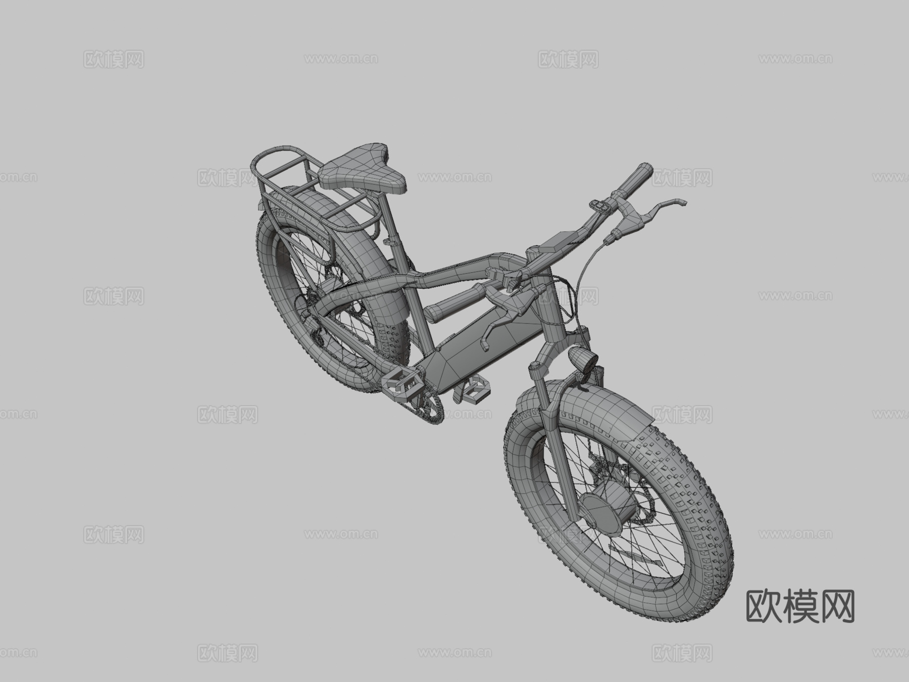 侦察斯特赖克全轮驱动电动自行车su模型