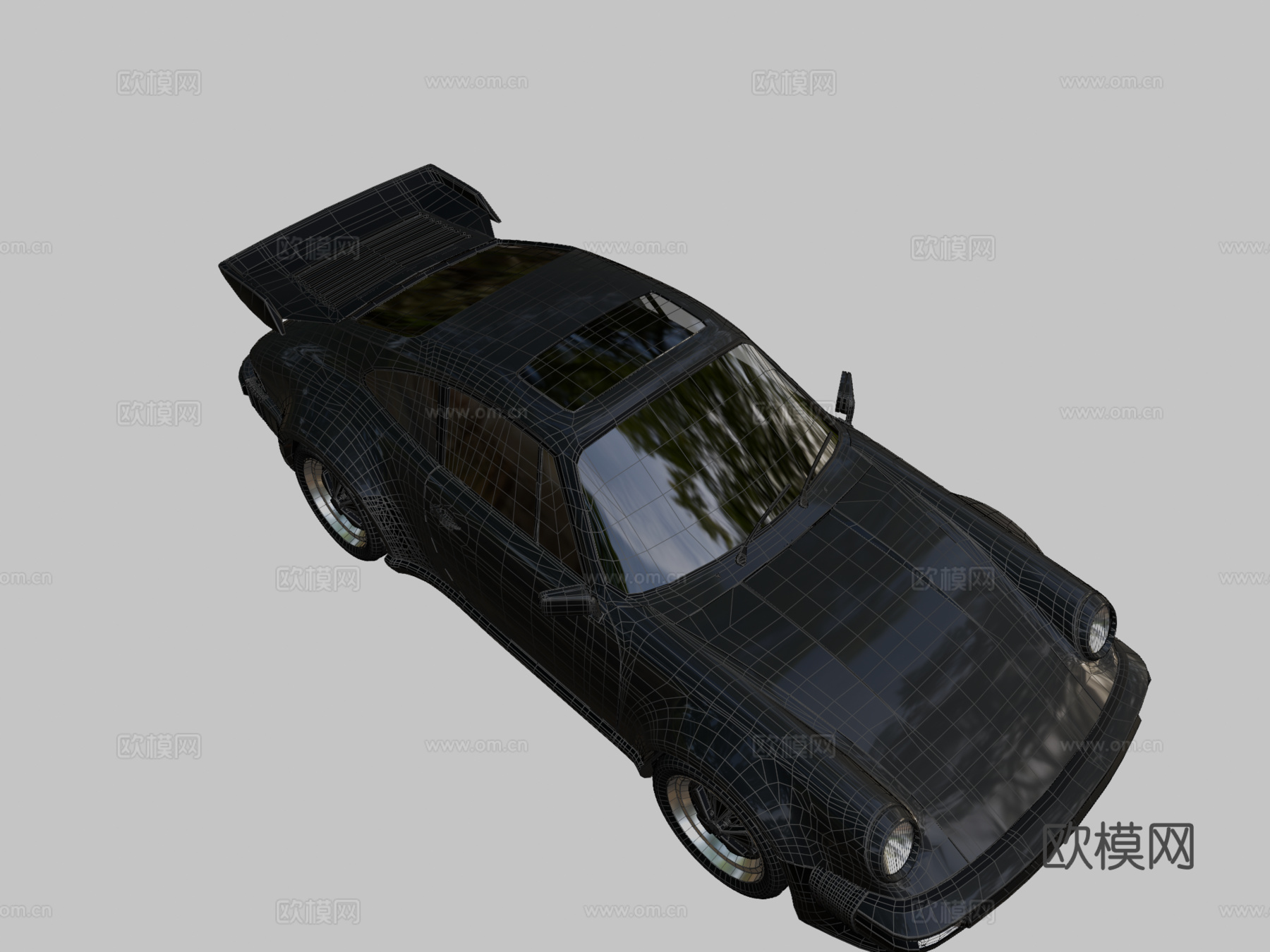 保时捷911930涡轮增压1975su模型