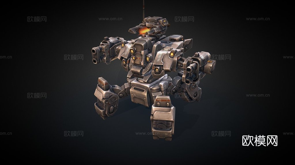 机械构造者重型蜘蛛su模型