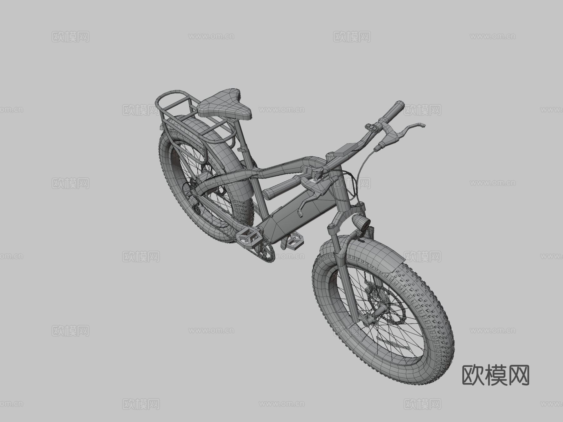 侦察突击队员电动自行车su模型
