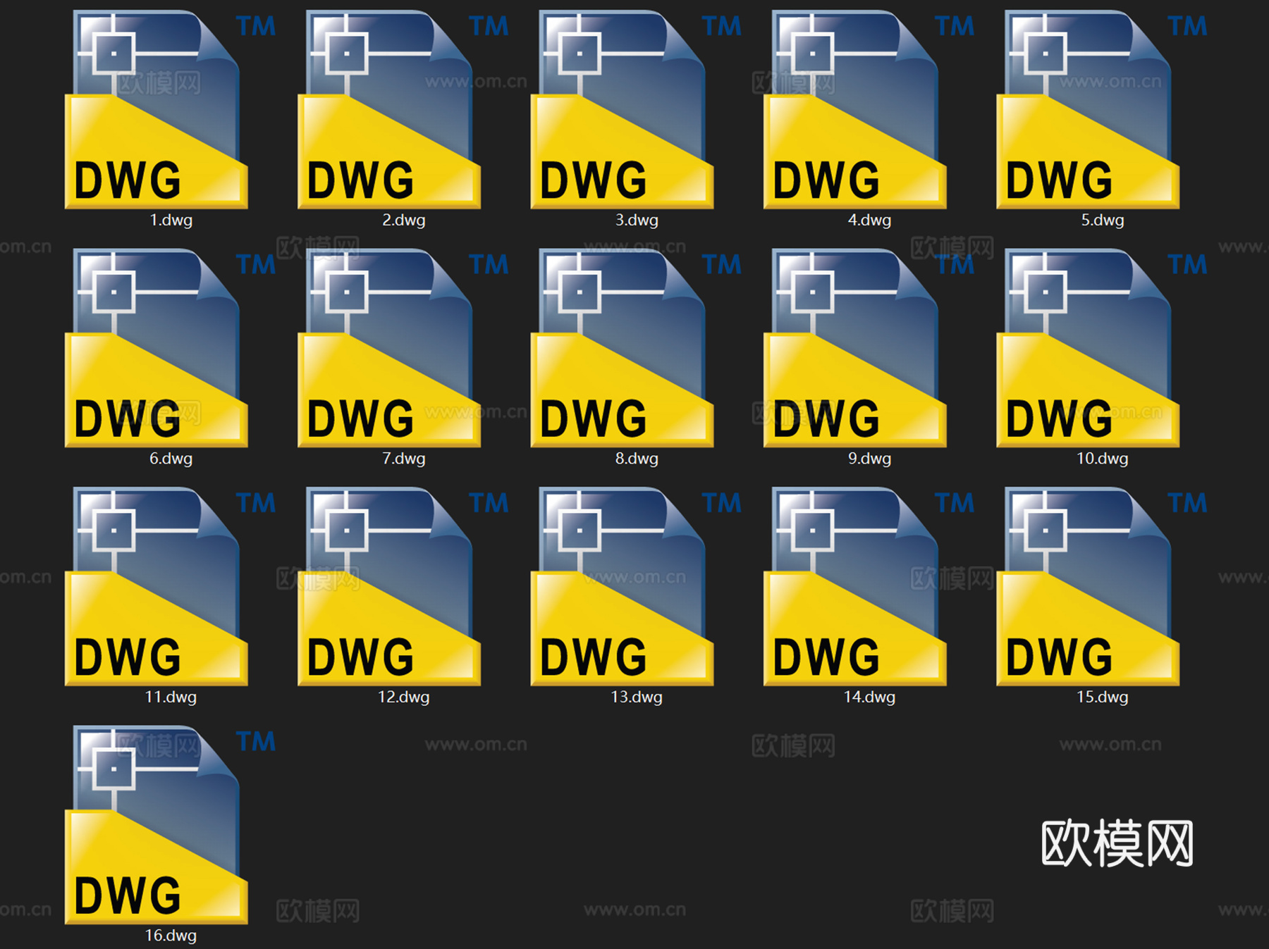 儿童玩具房布置娱乐活动区帐篷积木设施CAD图块图库 16套cad施工图