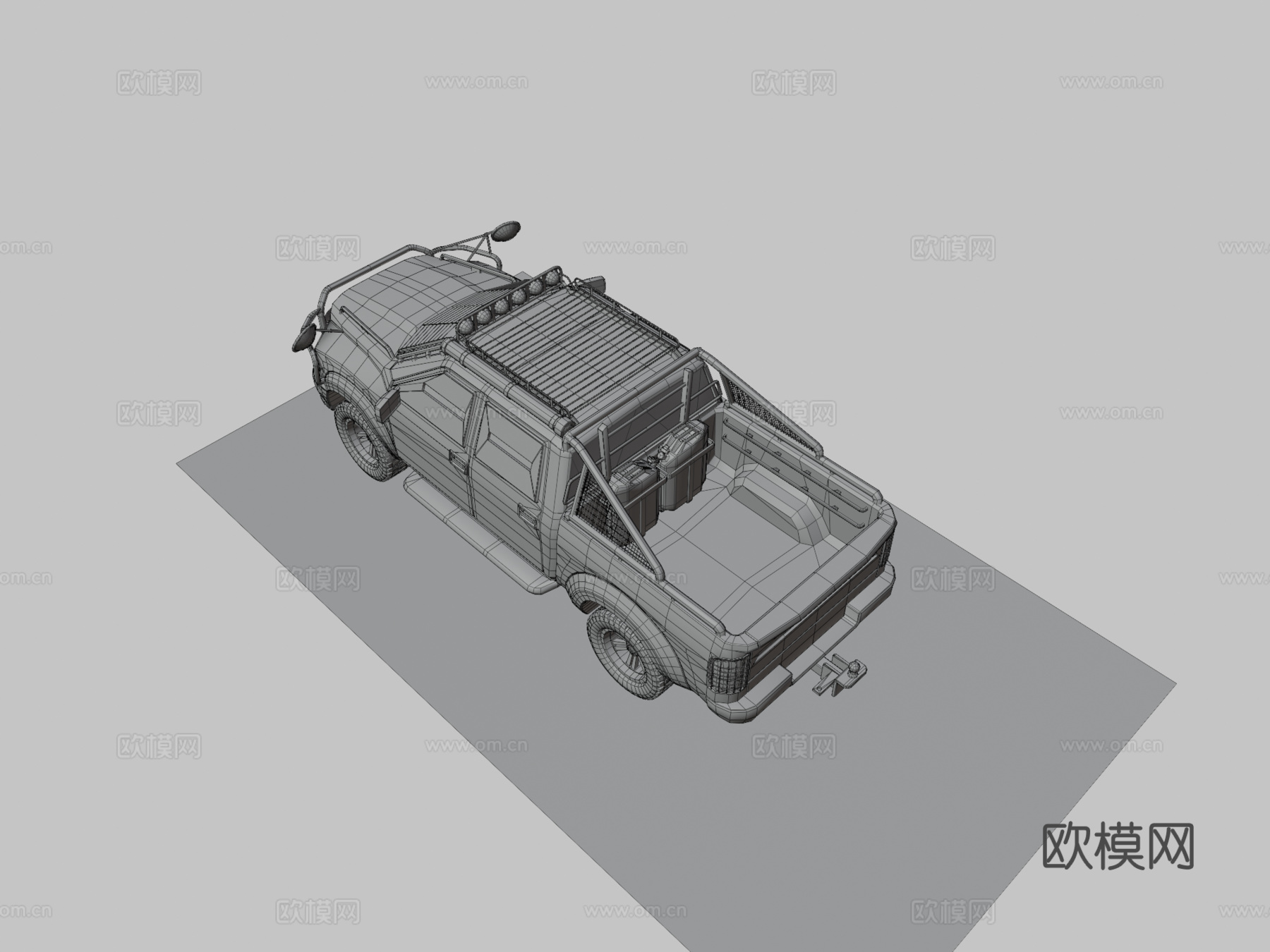 重型皮卡su模型