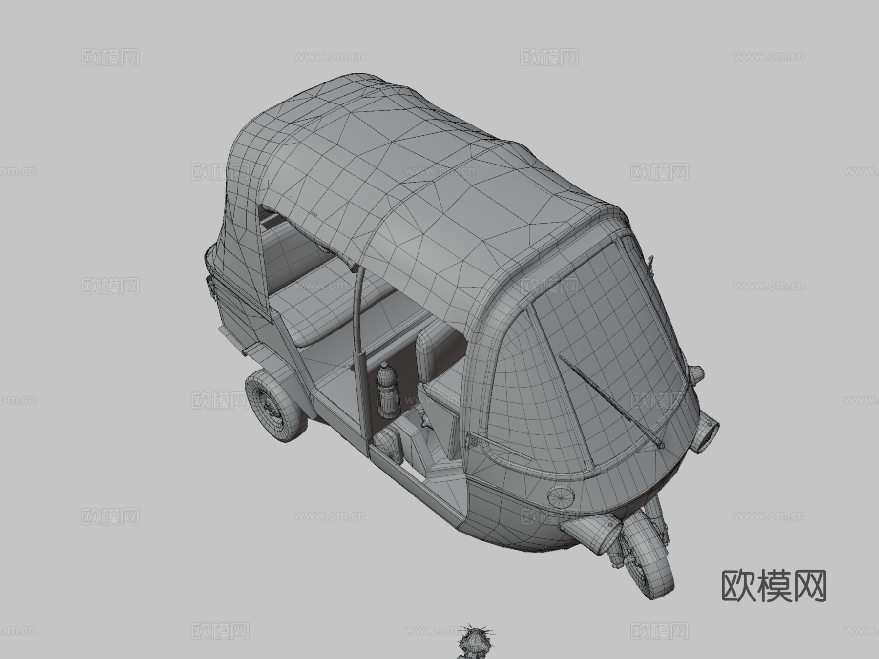绝地求生嘟嘟车su模型