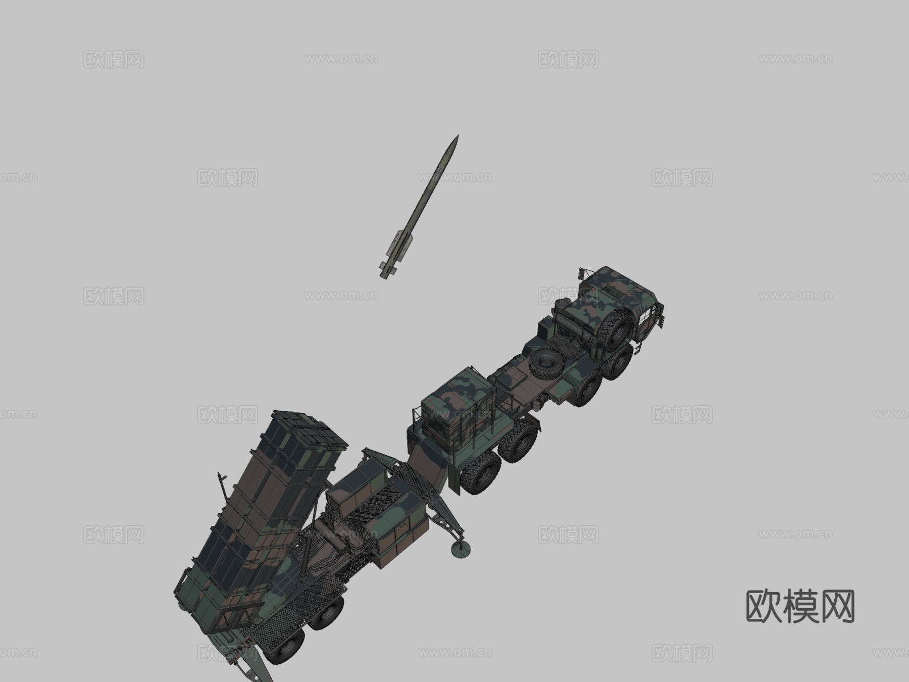 MIM104爱国者发射器su模型