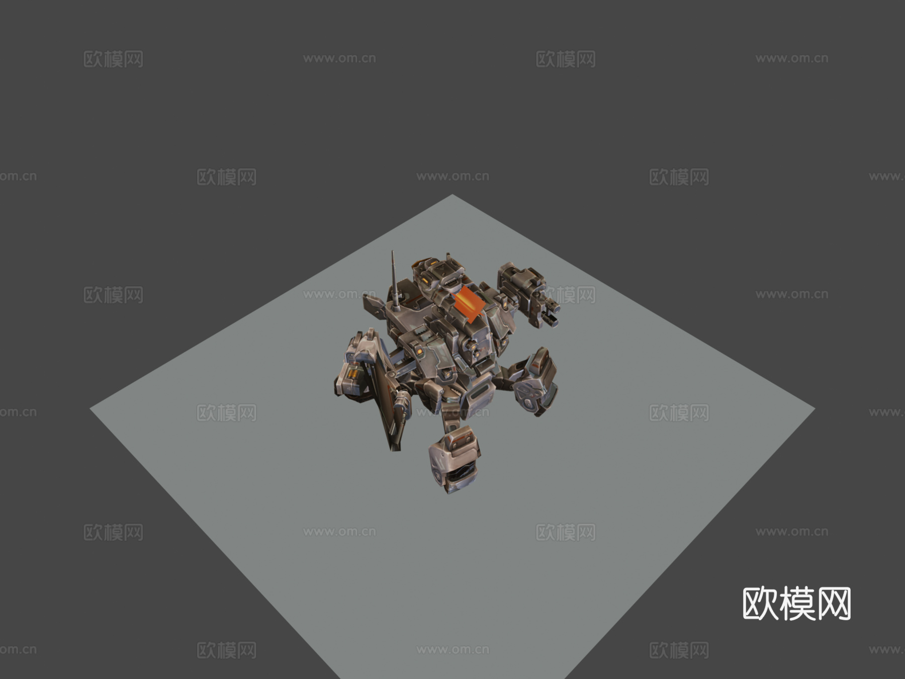 机械构造者重型蜘蛛su模型