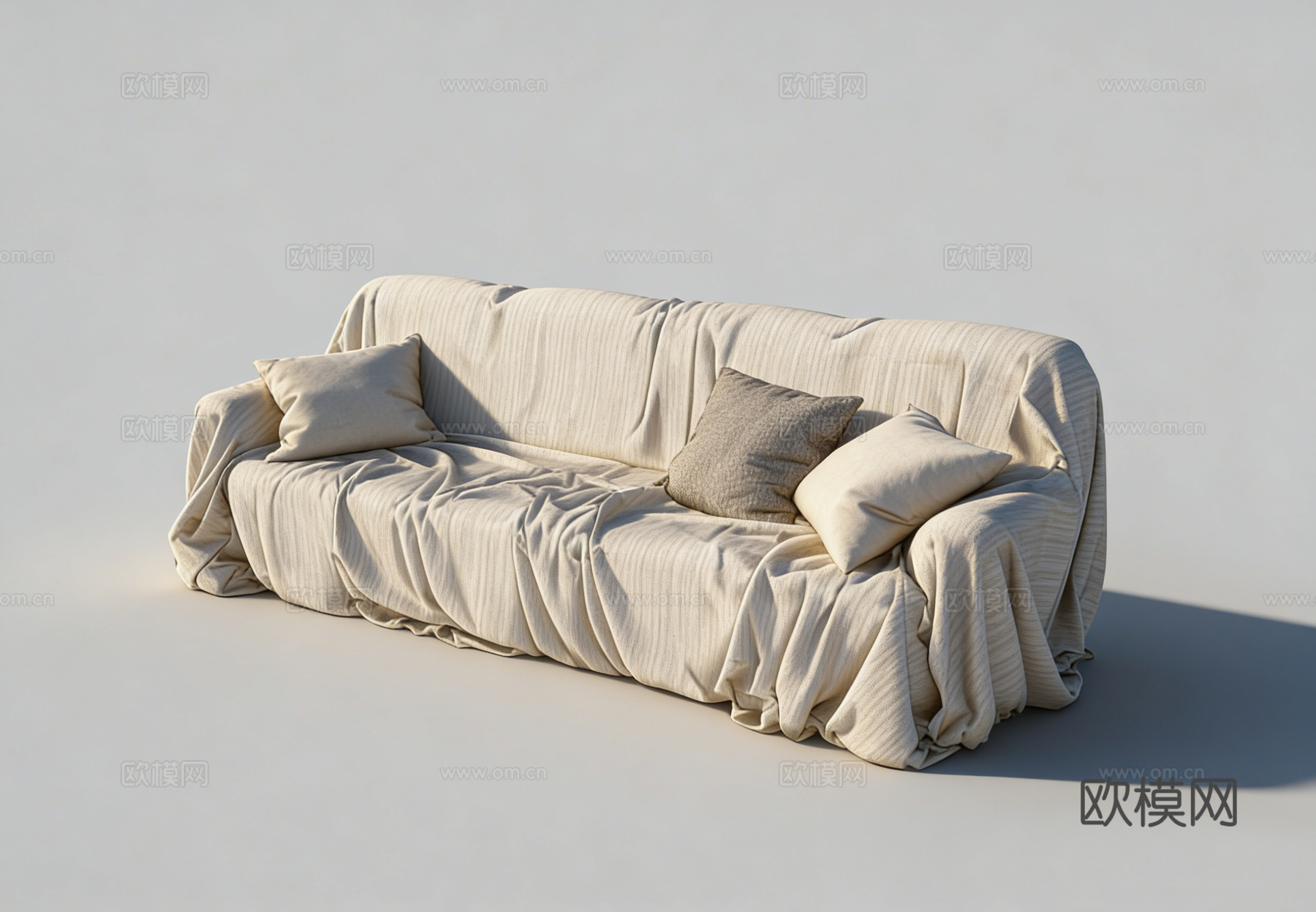 现代沙发su模型