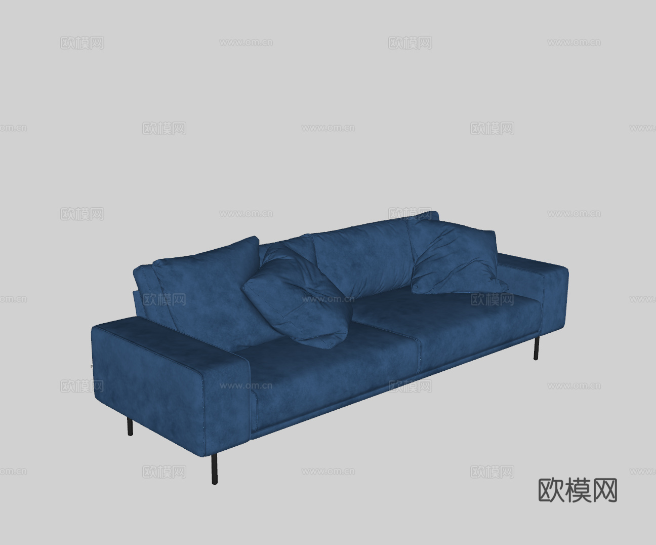 现代沙发su模型