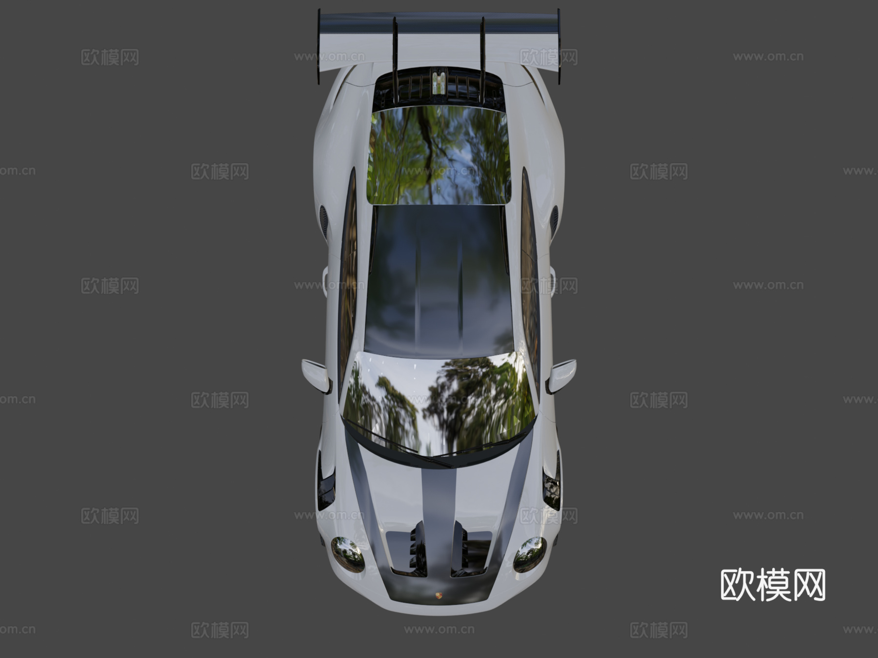 保时捷GT3 RSsu模型