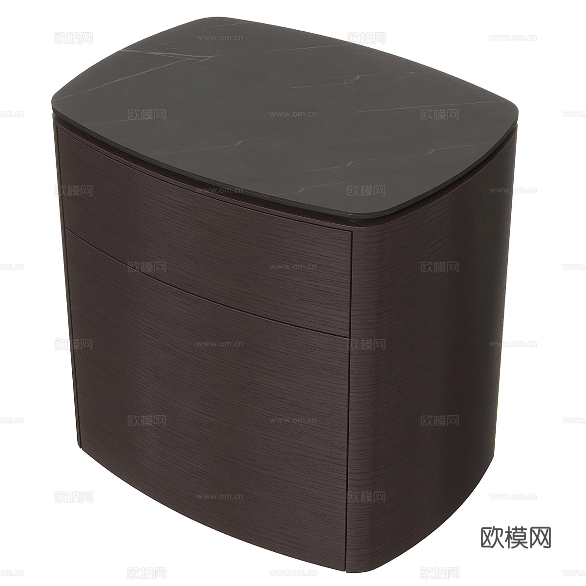 北欧简约床头柜 轻奢床头柜 矮柜 装饰柜3d模型