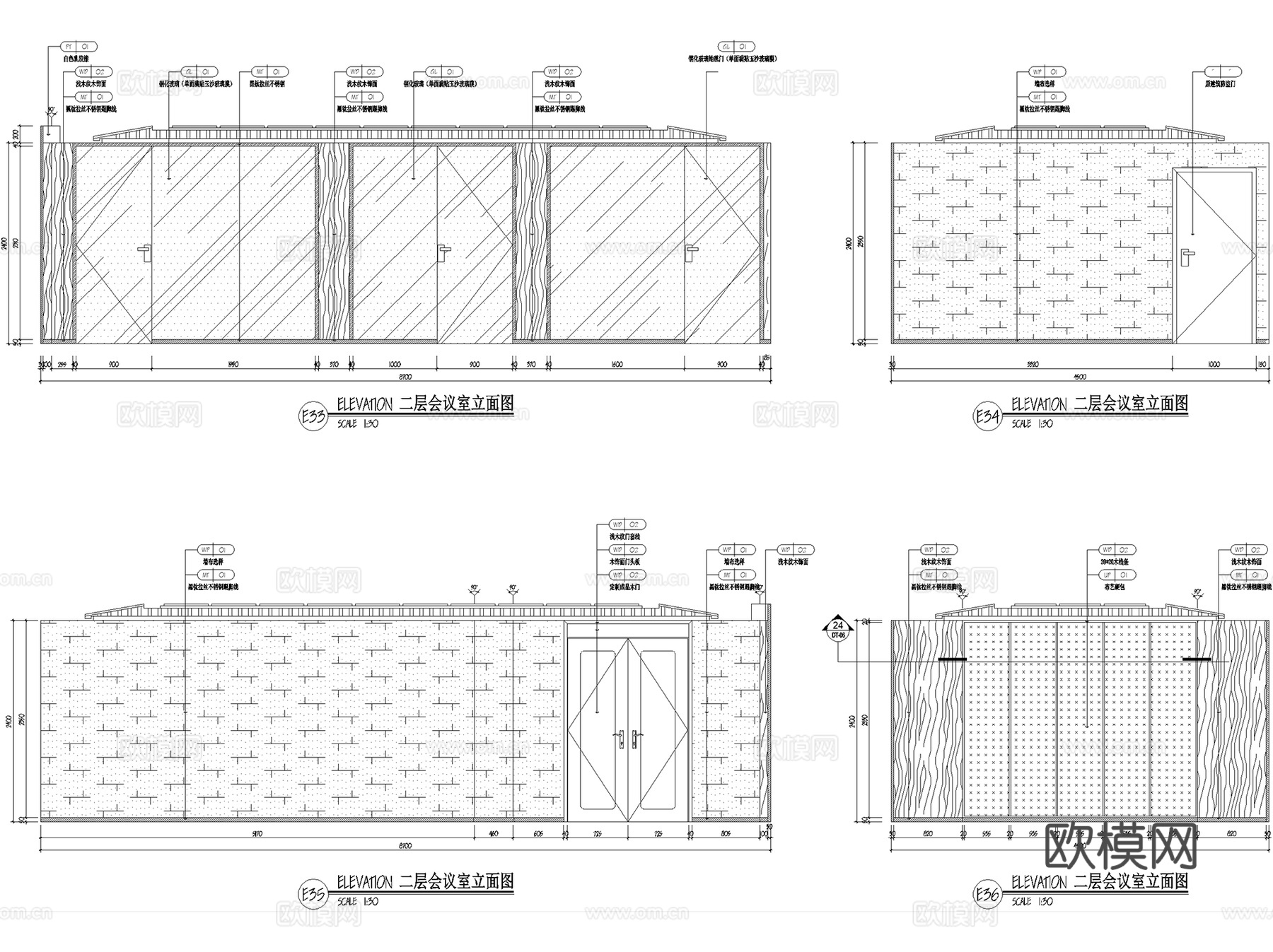 中医馆国医馆诊所医院调理养生馆室内工装CAD施工图整套cad施工图