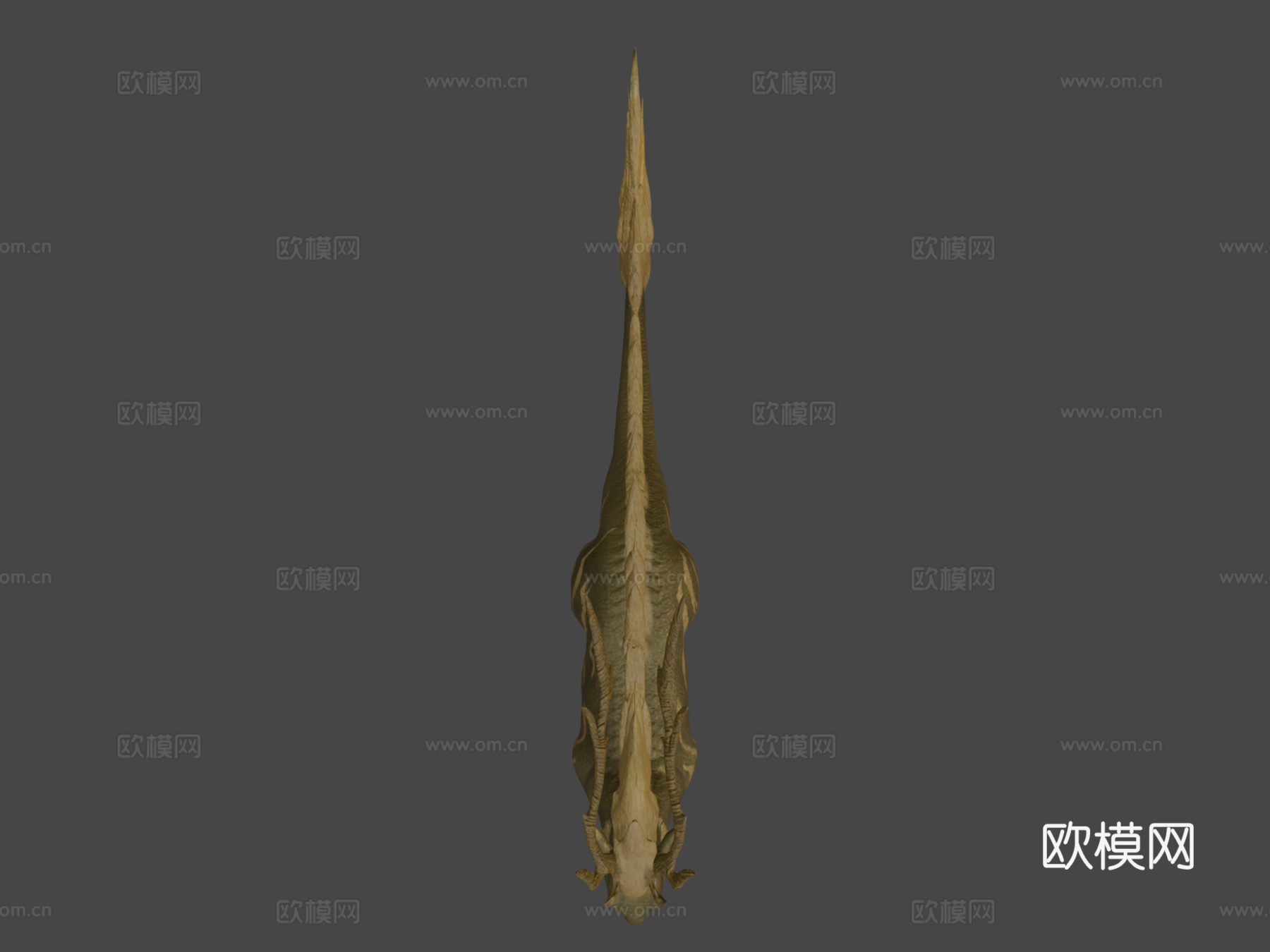 作品集七  麒麟 游戏资源su模型