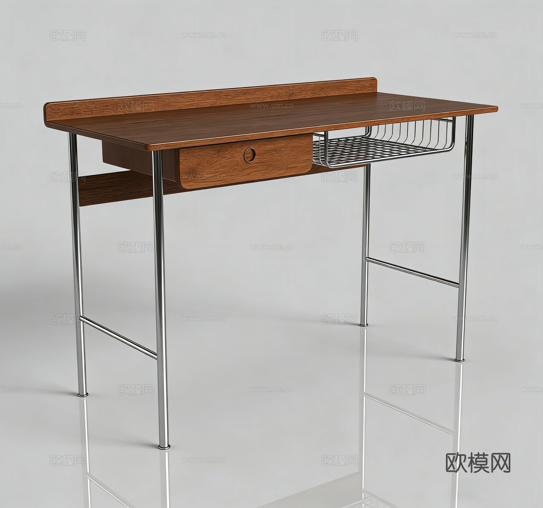 现代书桌su模型