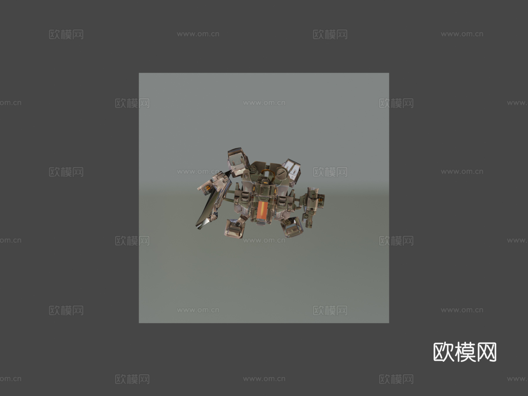 机械构造者重型蜘蛛su模型
