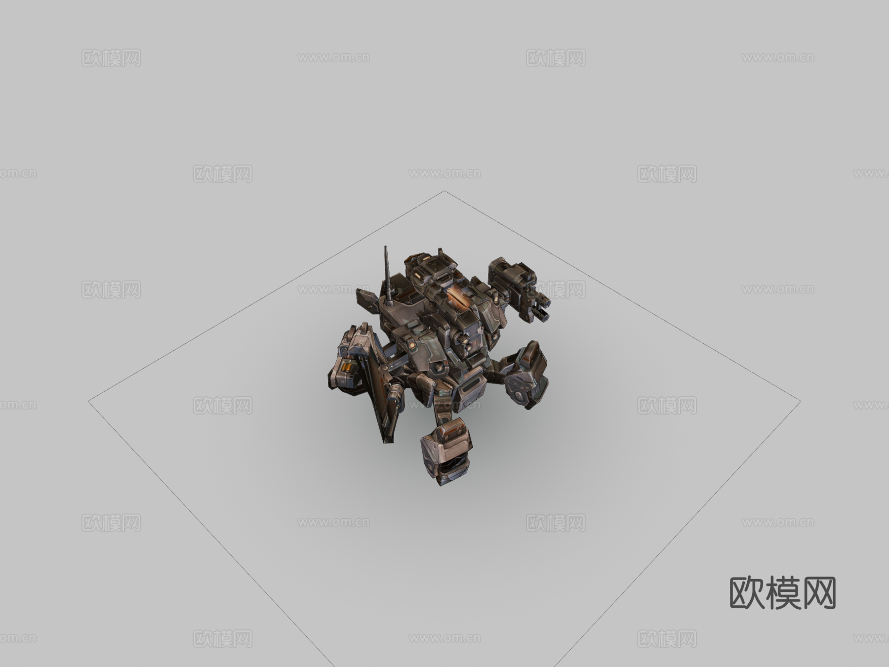 机械构造者重型蜘蛛su模型