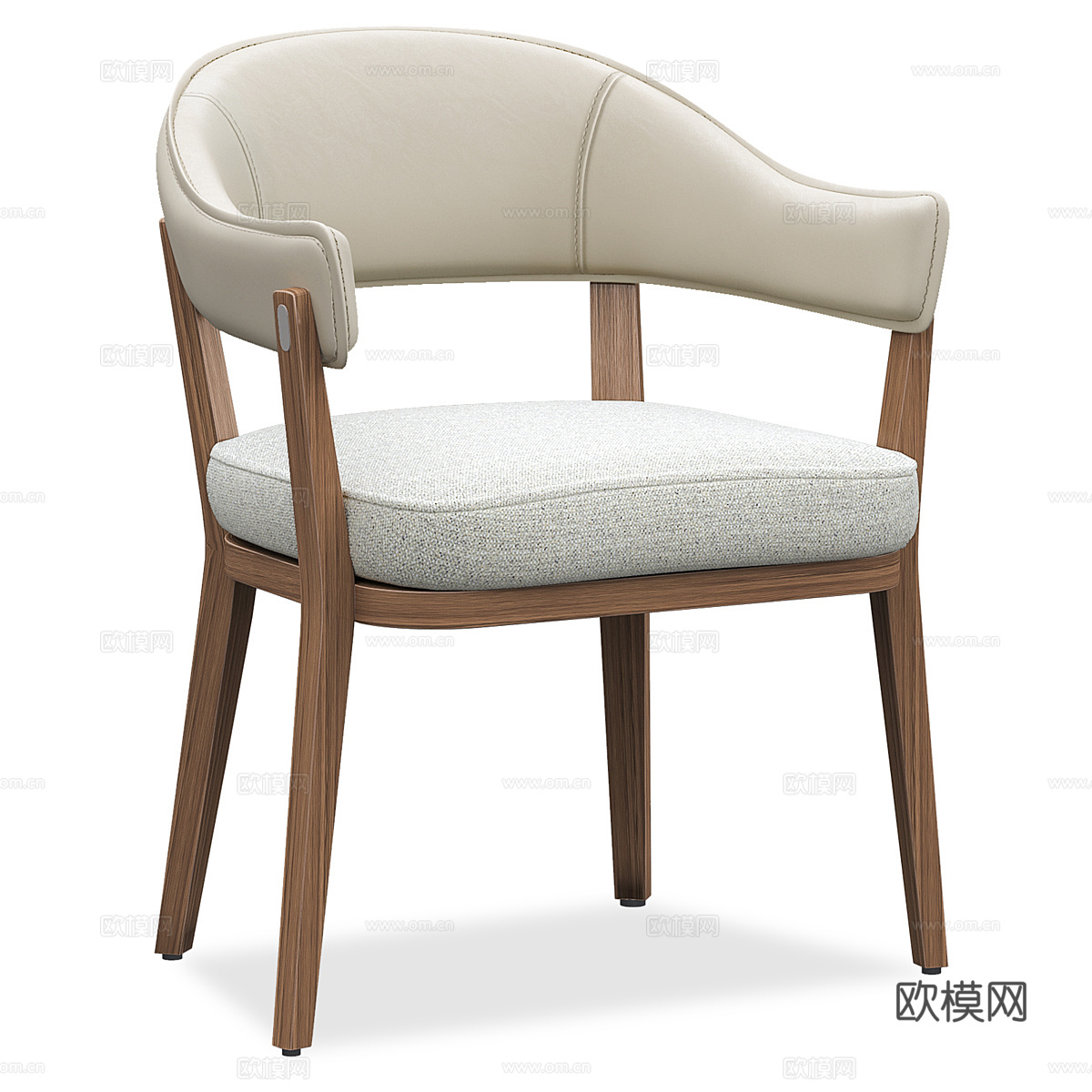 现代简约椅子 单人椅子  休闲椅子 凳子 餐厅椅子3d模型