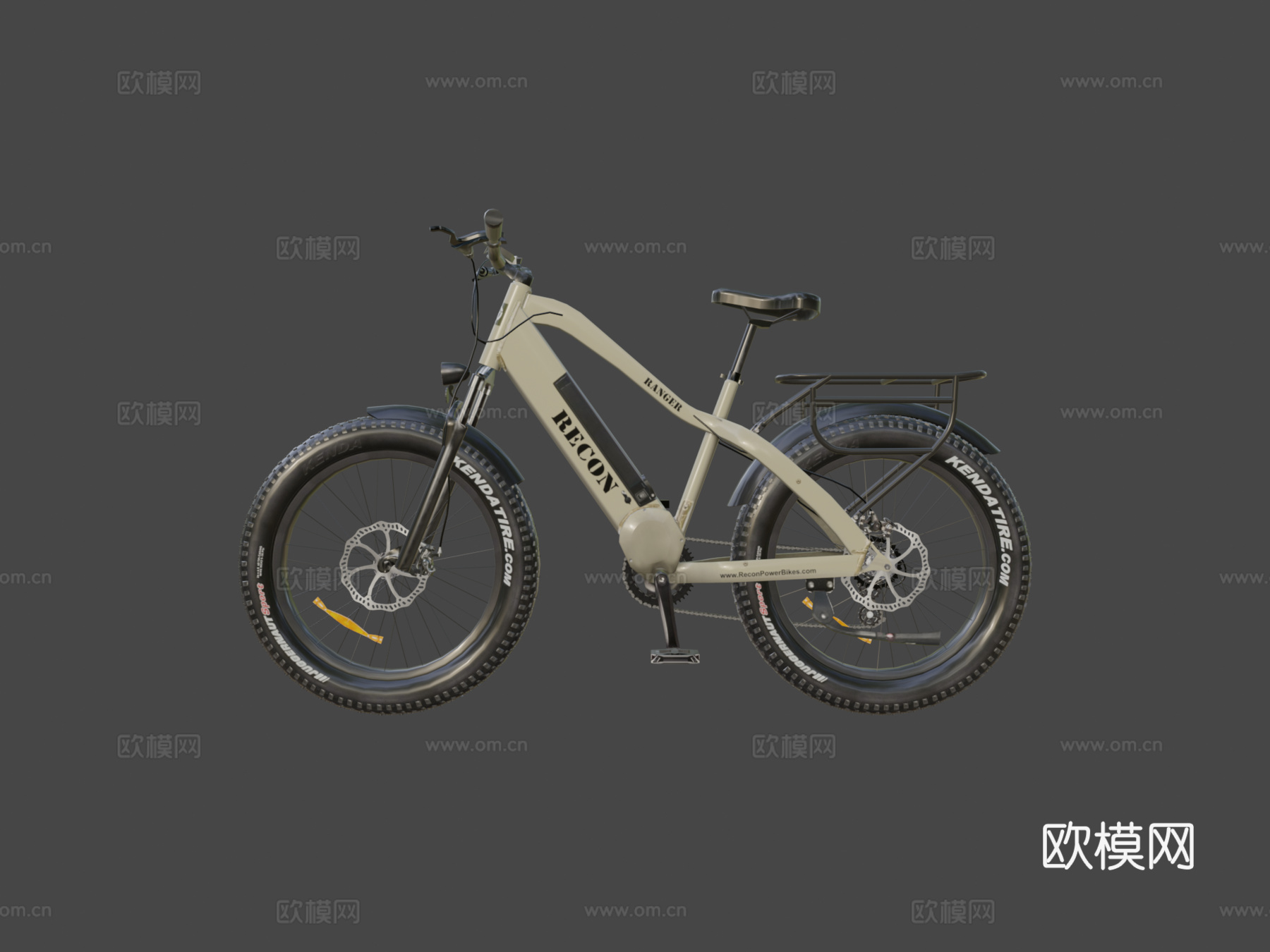 侦察游侠电动自行车su模型