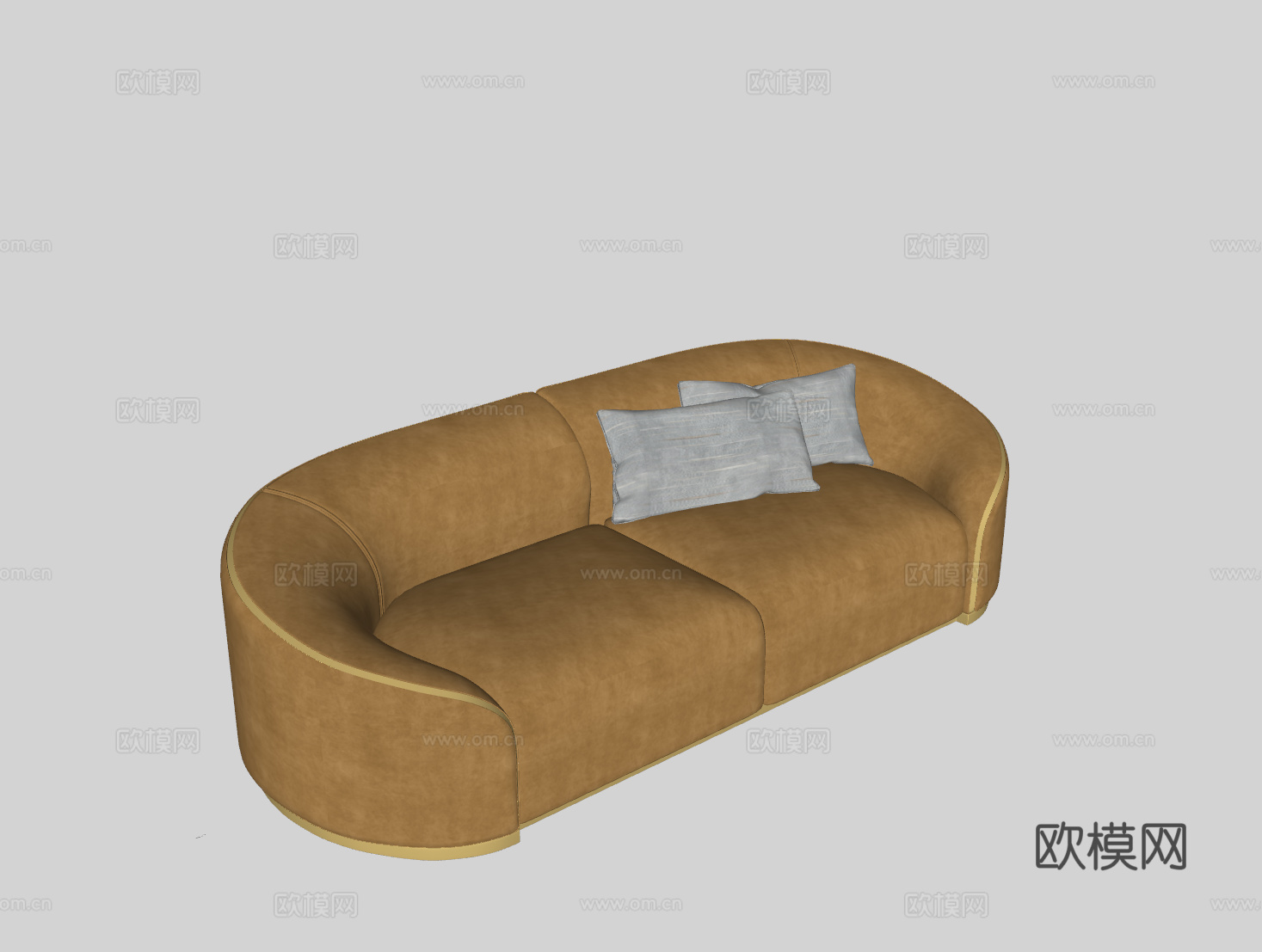 现代沙发su模型
