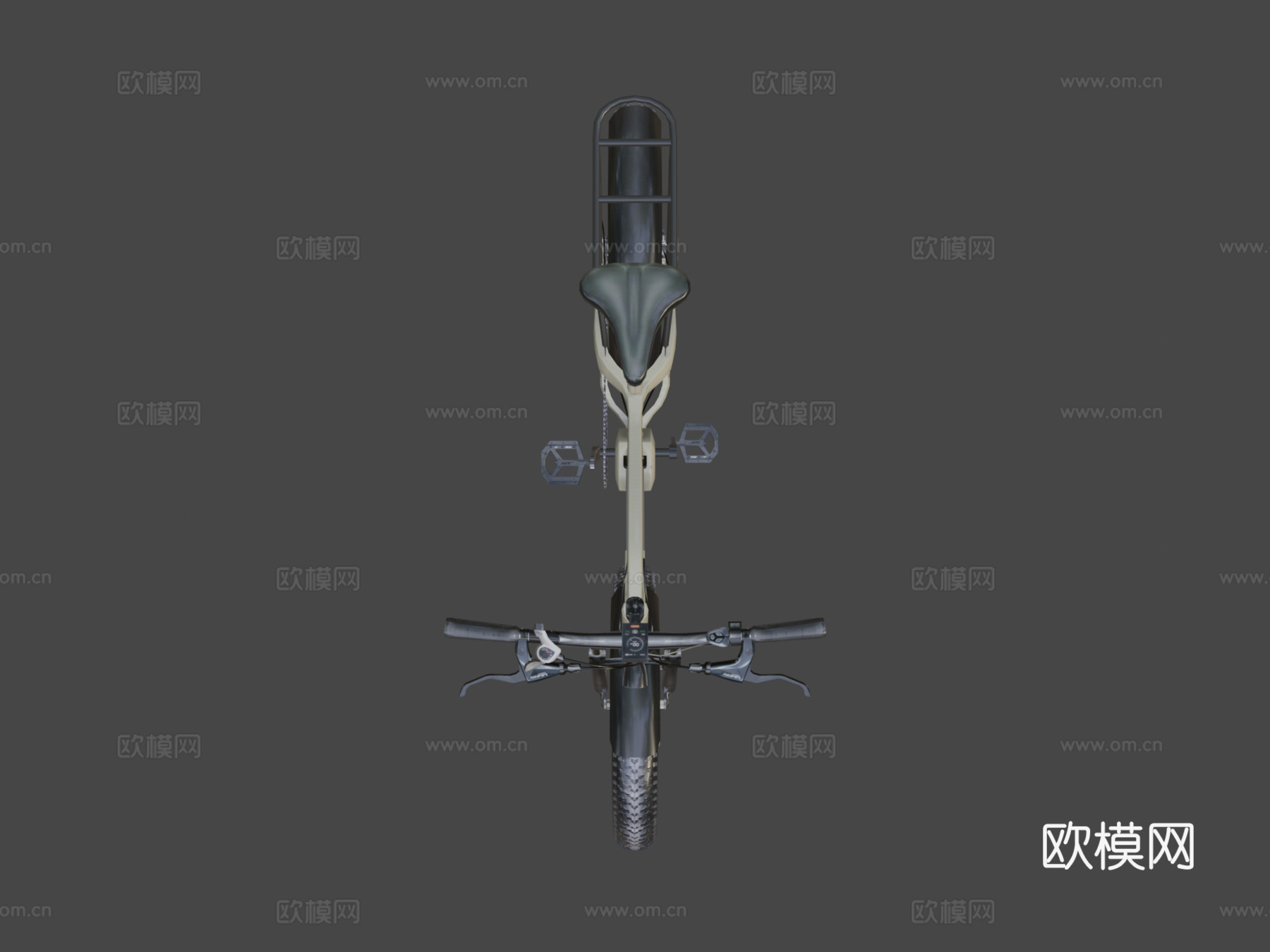侦察游侠电动自行车su模型