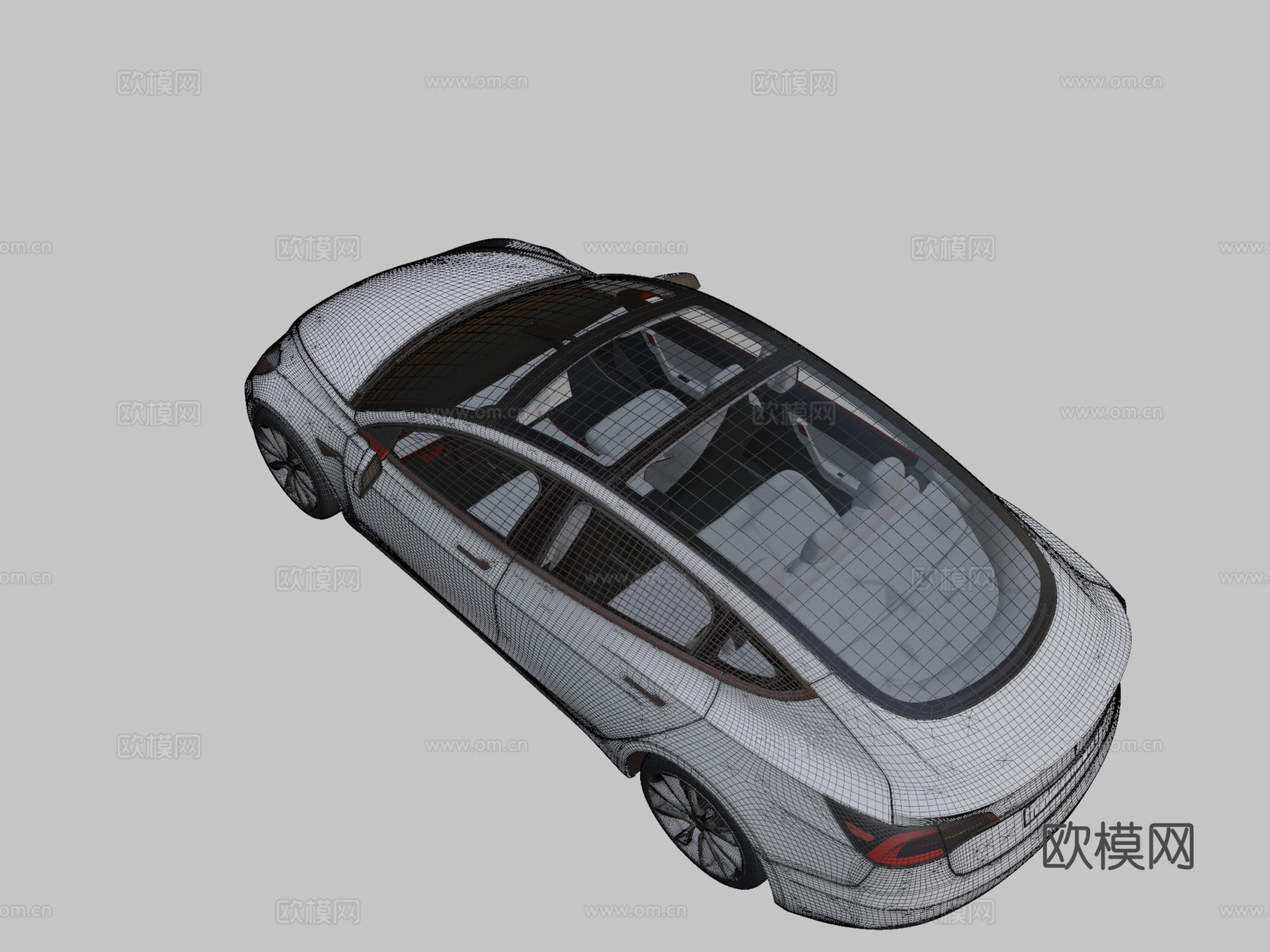 特斯拉2018款Model 3su模型