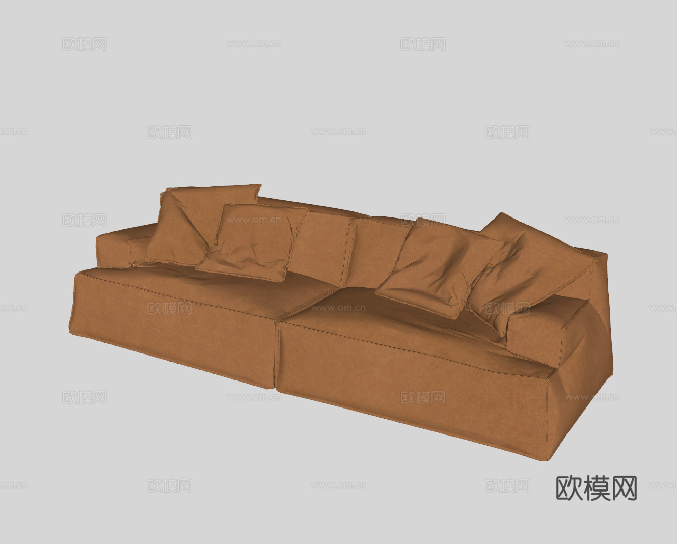现代沙发su模型
