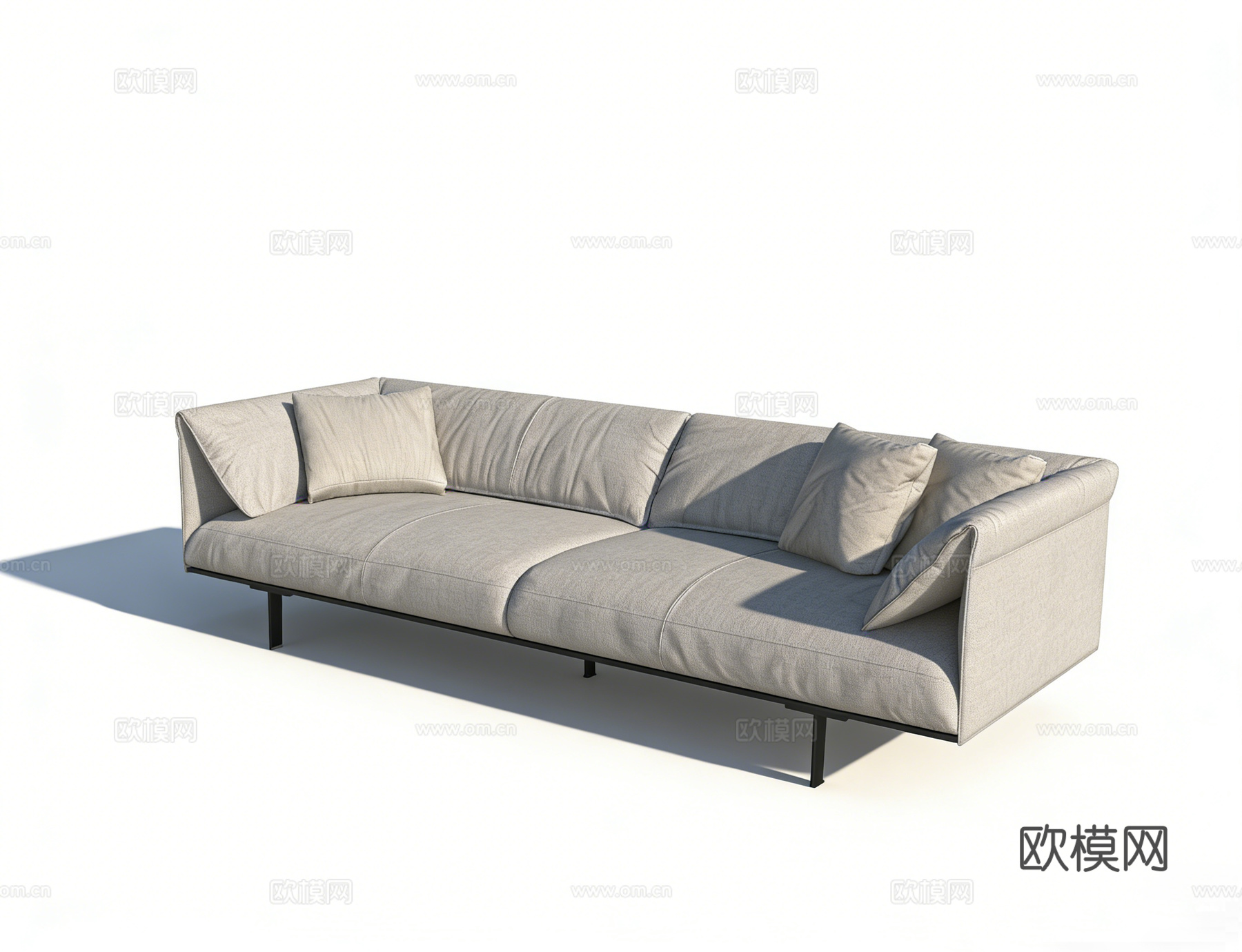 现代沙发su模型