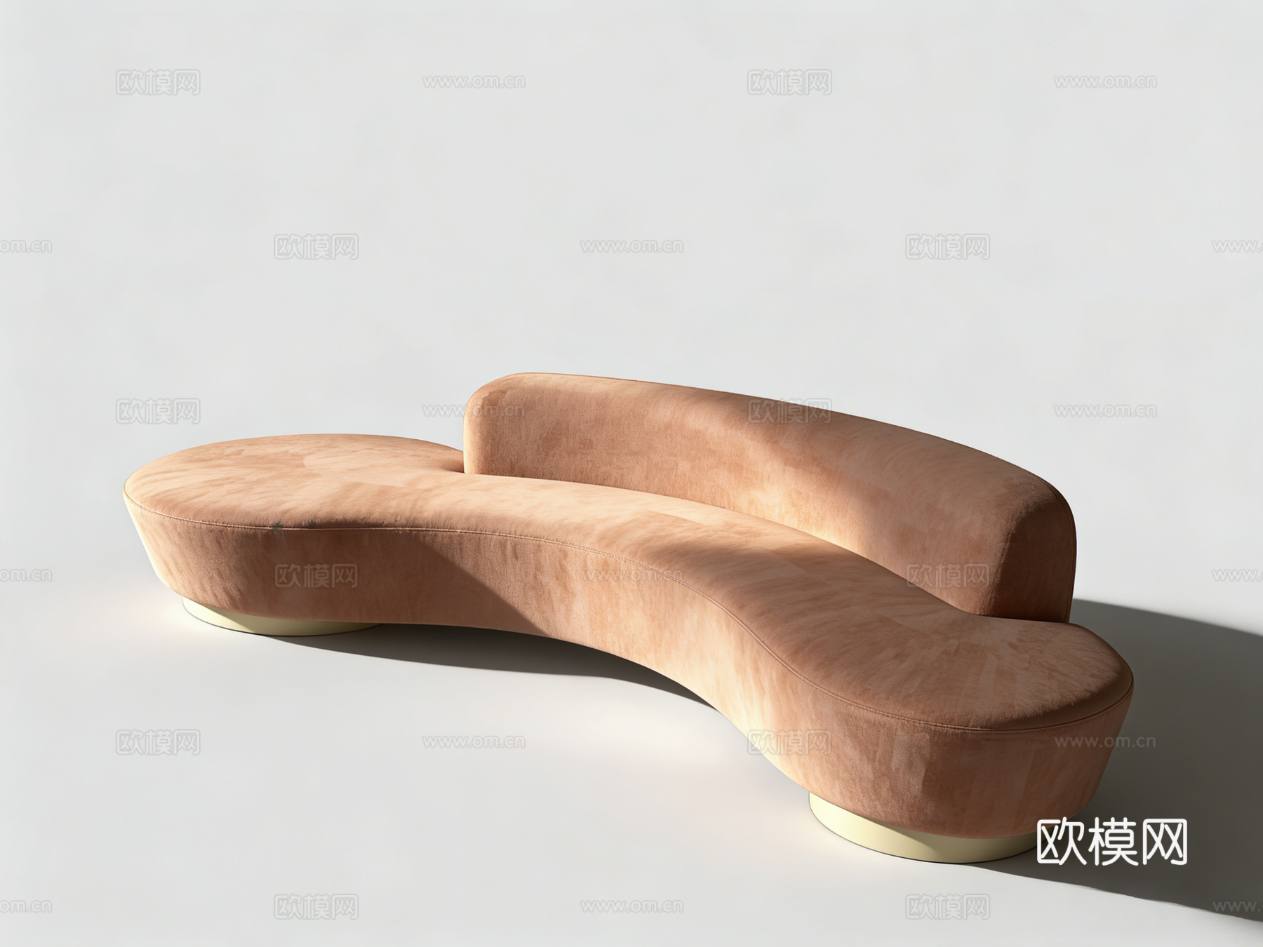 现代异形沙发su模型