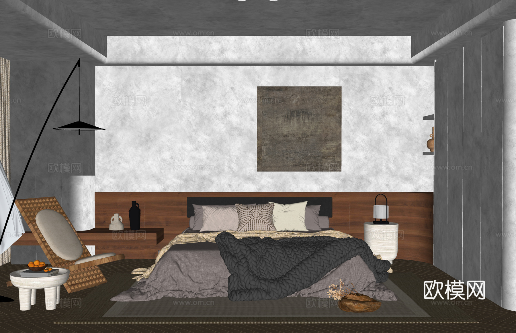 卧室 餐厅 台灯 卫生间 家装 书柜su模型