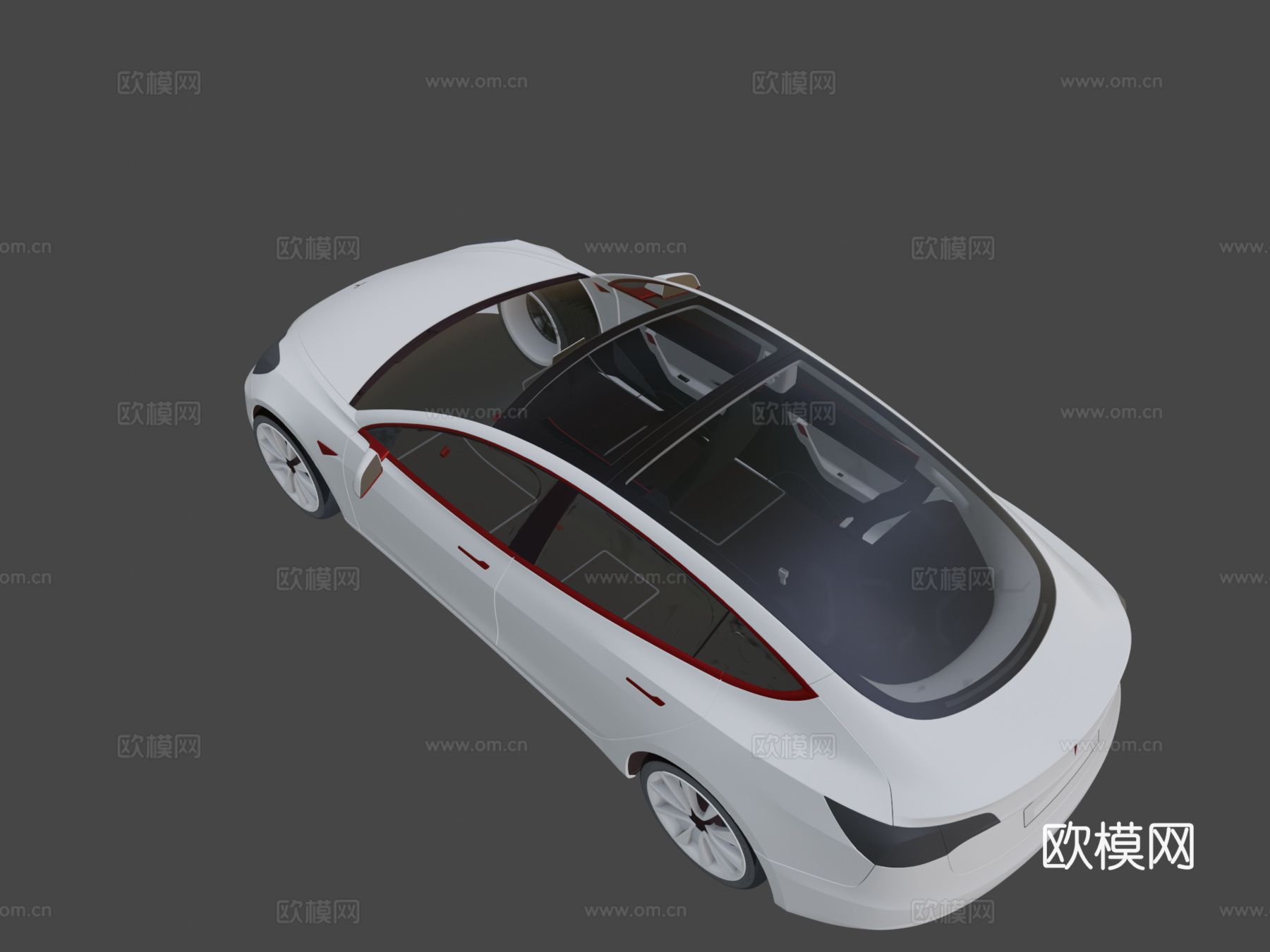 特斯拉2018款Model 3su模型