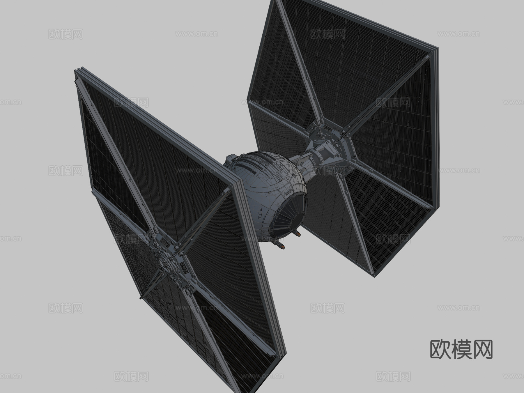星球大战TIE战斗机su模型