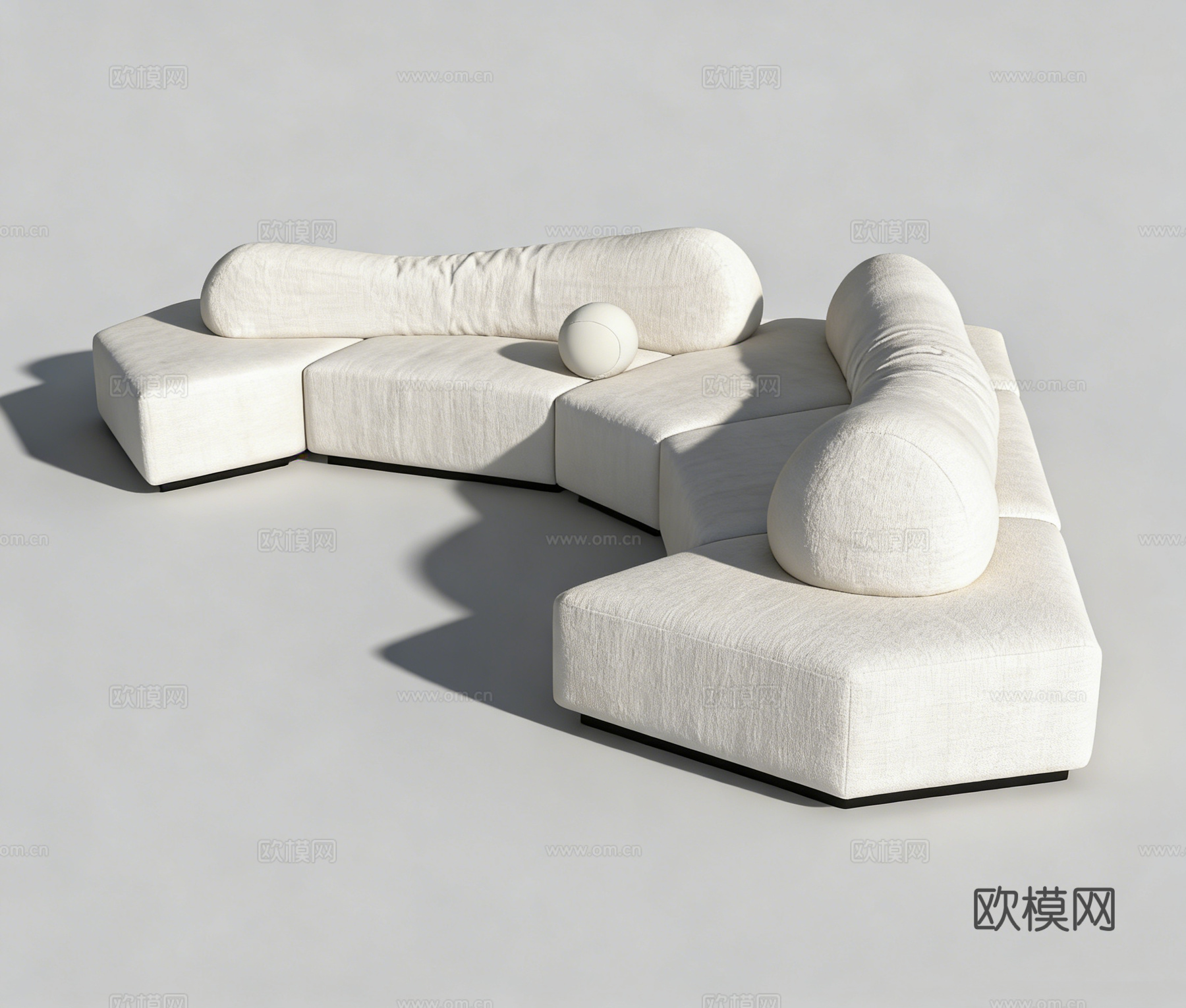 现代沙发su模型