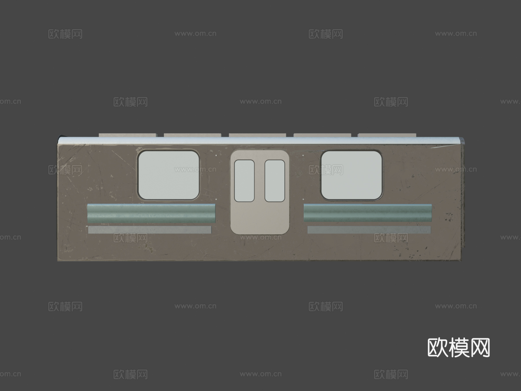 地铁列车内部su模型