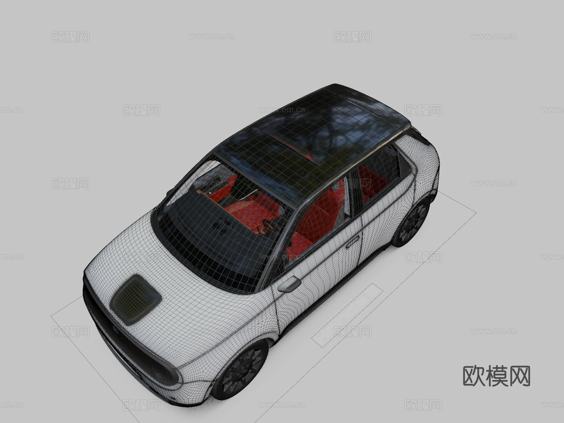 本田E精细内饰2021su模型