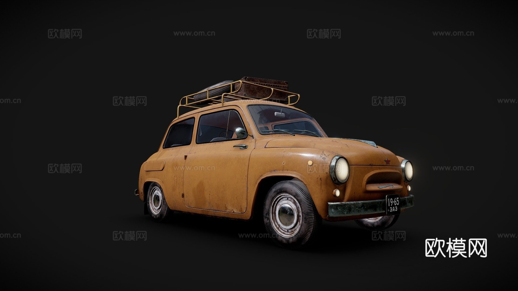 汽车场景su模型