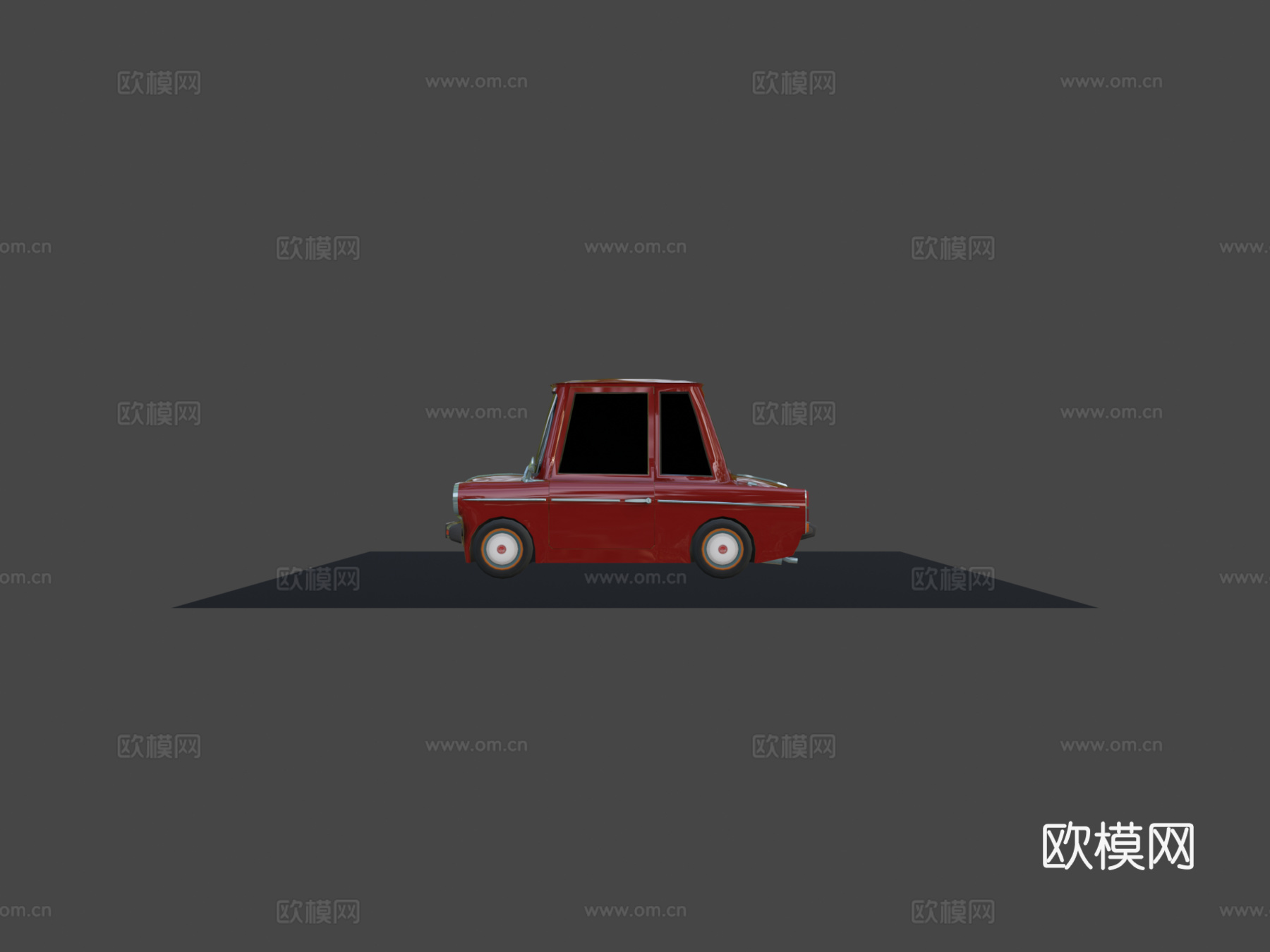 蝉复古卡通车su模型