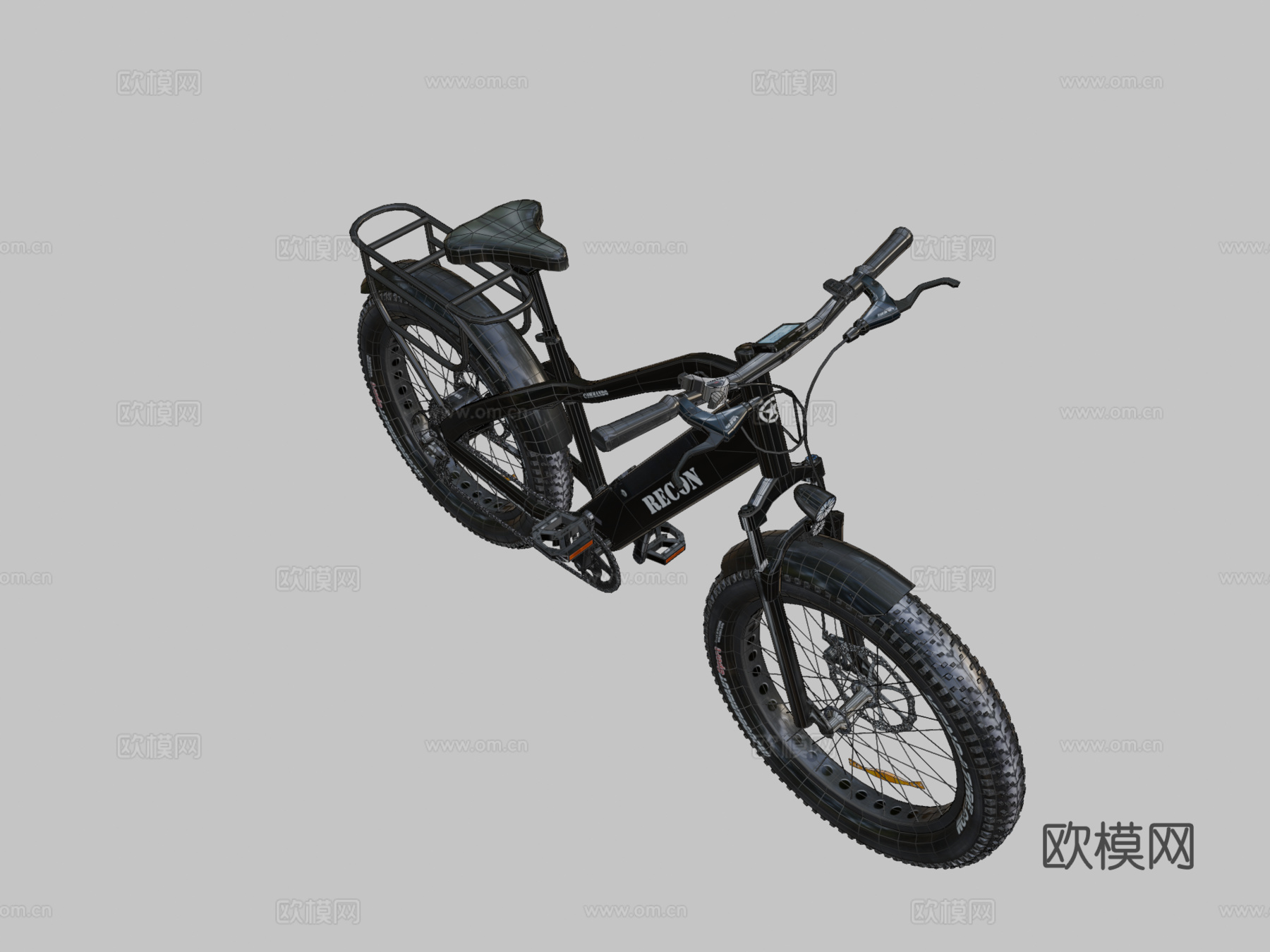 侦察突击队员电动自行车su模型