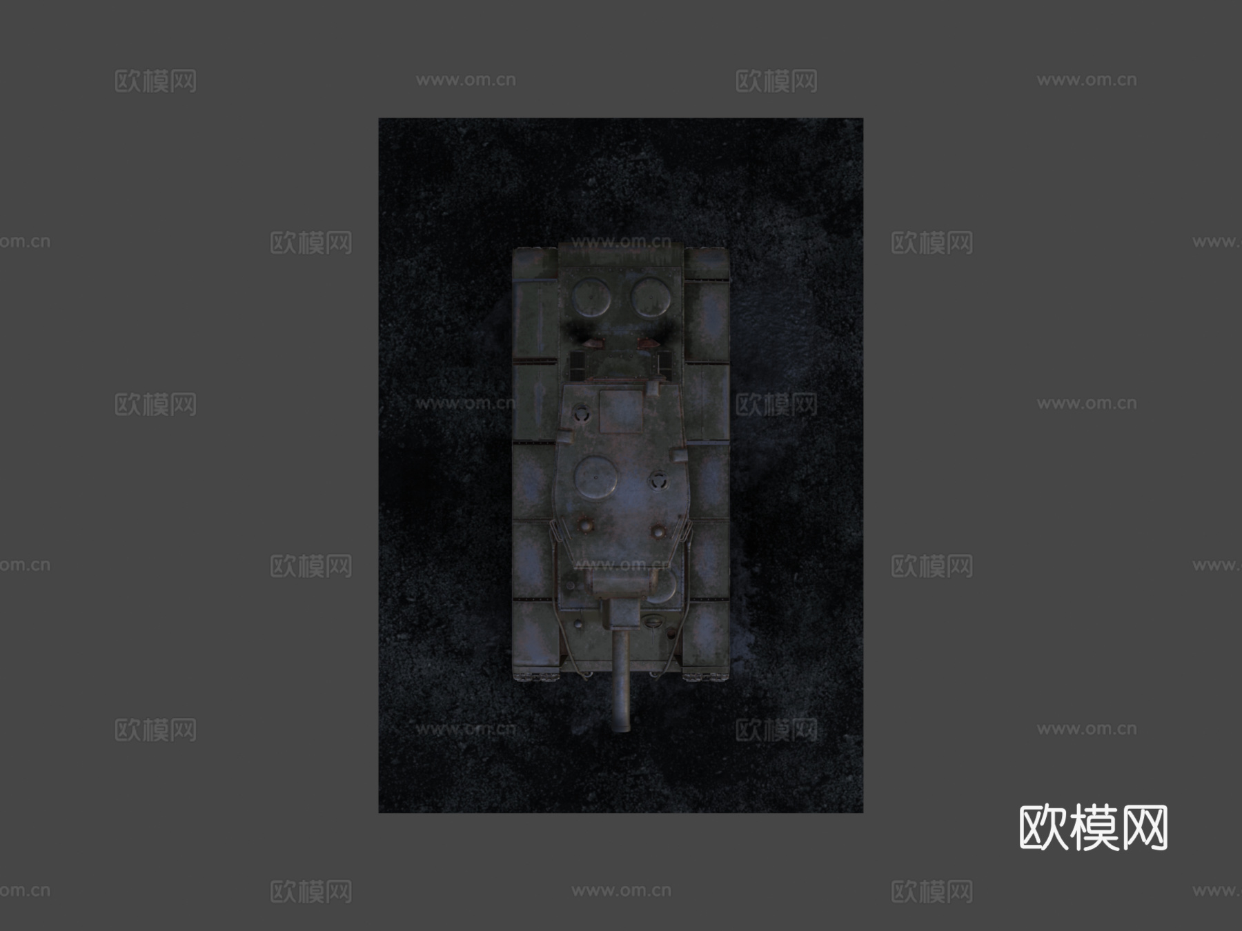 KV2重型坦克1940su模型