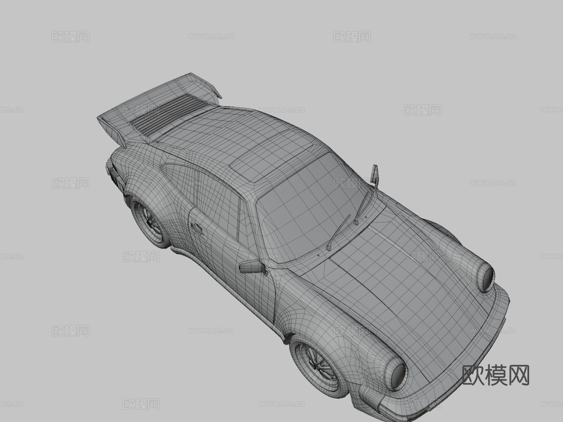 保时捷911930涡轮增压1975su模型