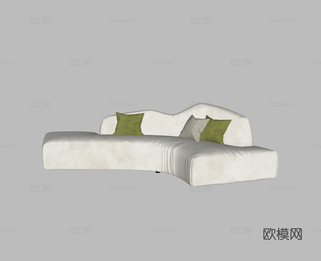 现代沙发su模型