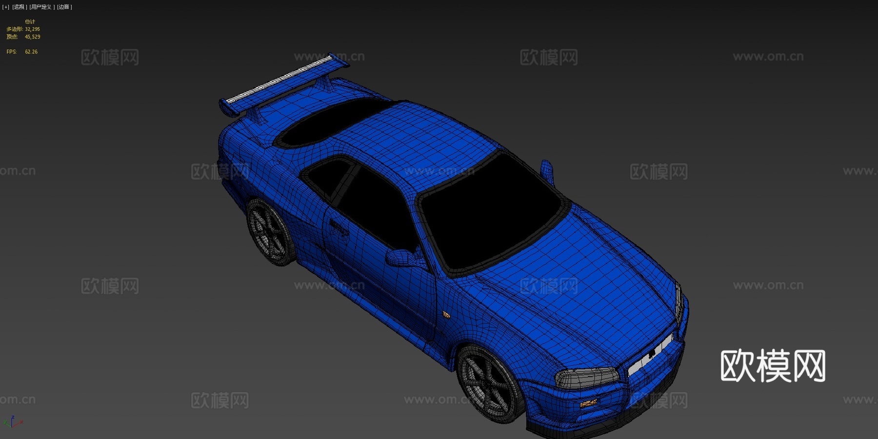 日产天际线R34 GTRsu模型