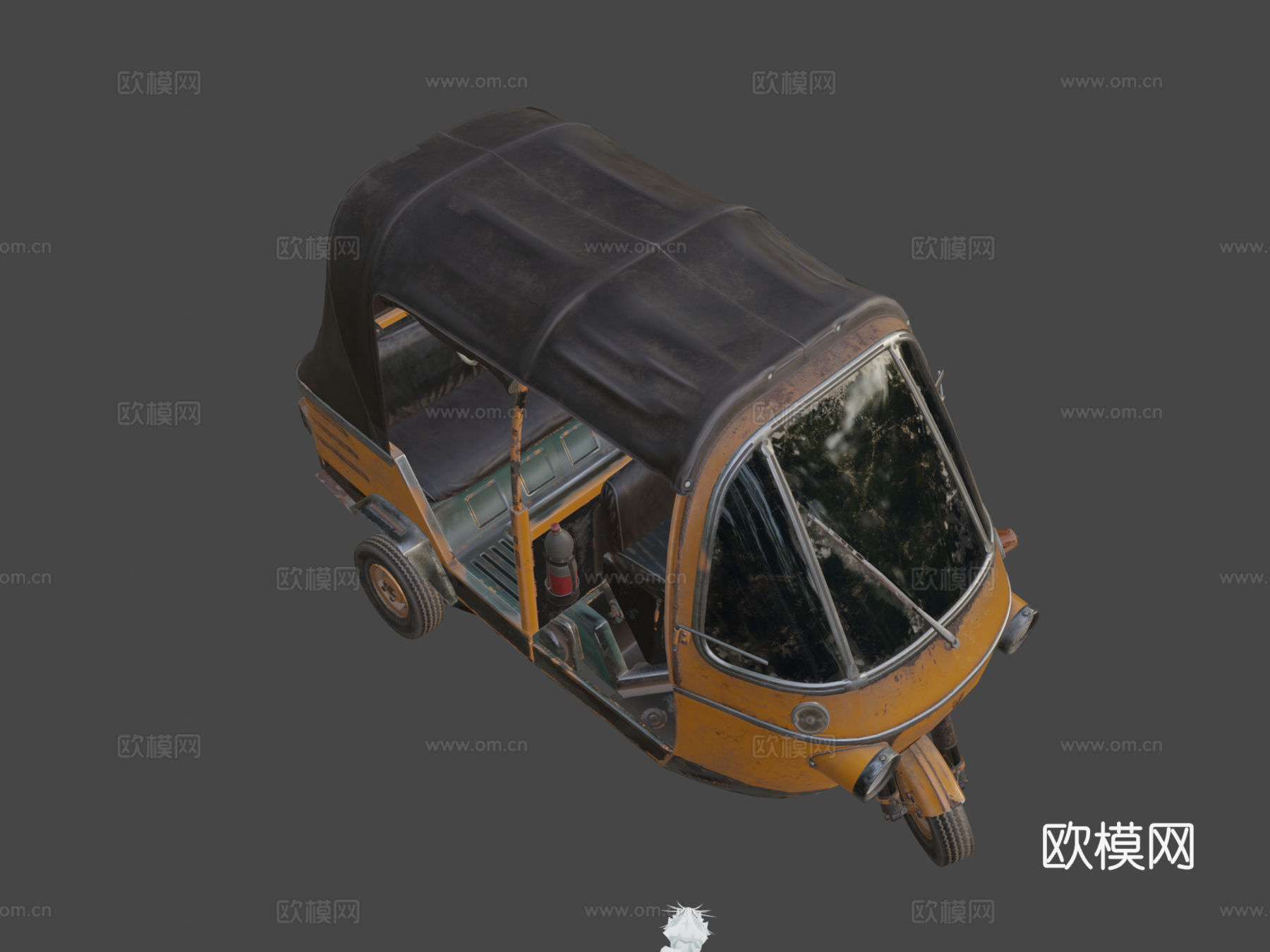 绝地求生嘟嘟车su模型